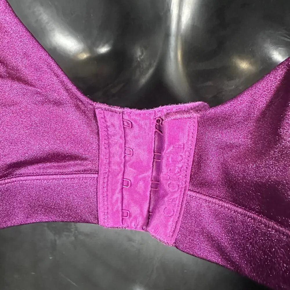 Cacique 42H Plum No-Wire Bra MSRP $50 Comfort Bliss Lightly Lined